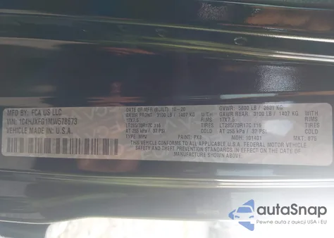 2021 Jeep Wrangler Unlimited Rubicon 4X4 from USA, damaged, VIN 1C4HJXFG1MW578673